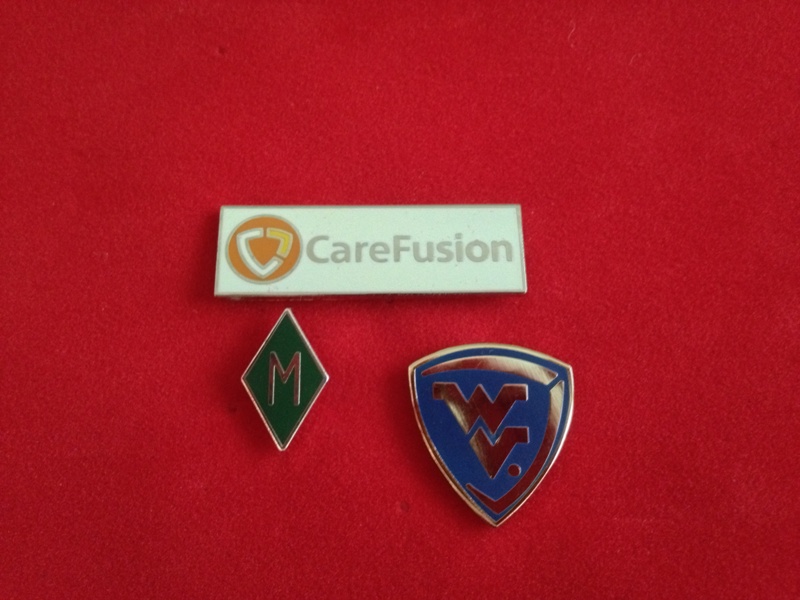 HARD ENAMEL LAPEL PIN-1.25"